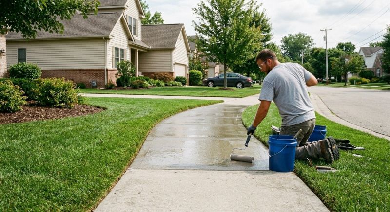 Stamped Concrete Sealing in Alpharetta, GA